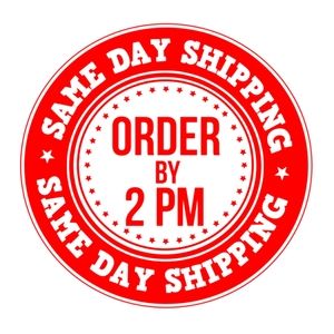 Same Day Shipping, order by 2pm PST